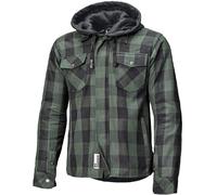 Held Lumberjack II Motorcycle Textile Jacket, black-green, size L for Men