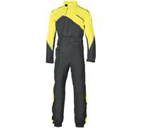 Held Monsun II One Piece Motorcycle Rain Suit, black-yellow, size M for Men