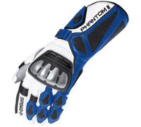 Held Phantom II Motorcycle Gloves, white-blue, size M for Men