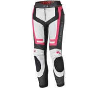 Held Rocket 3.0 Ladies Motorcycle Leather Pants, black-white-pink, size 40 for Women