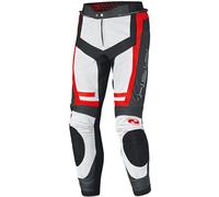 Held Rocket 3.0 Motorcycle Leather Pants, white-red, size 50 for Men