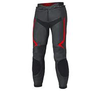 Held Rocket 4 Leather Motorcycle Motorbike Trousers - Black / Neon Red