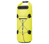 Held Roll-Bag 2 Motorcycle Bag - 100% Waterproof and Dustproof Rear Bag Motorcycle Made of Strong Tarpaulin with Reflective Prints and Roll Click Closure - Size 60 litres - Black/Neon Yellow