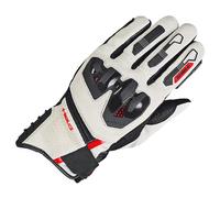 Held Sambia 2 Motocycle Gloves, black-white-red-beige, size M L for Men