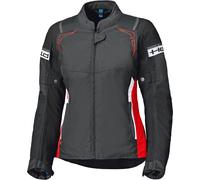 Held Savona Top waterproof Ladies Motorcycle Textile Jacket, black-red, size 2XL for Women