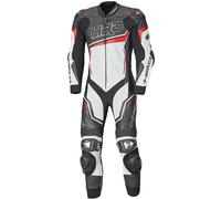 Held Slade II One Piece Motorcycle Leather Suit, black/white/red, size 56