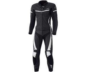 Held Spire Two Piece Ladies Motorcycle Leather Suit, black-white, size 44 for Women