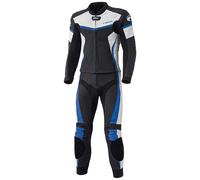 Held Spire Two Piece Motorcycle Leather Suit, black-blue, size 52 for Men