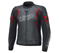Held Street 4 Sport Leather Sports Jacket Motorcycle - Black / Neon Red