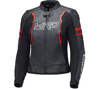 Held Street Rocket 4, leather jacket perforated women 38 Black/Neon-Red
