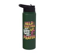 Held Together with Baling Twine and A Prayer Stainless Steel Insulated Water Bottle
