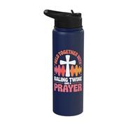 Held Together with Baling Twine and A Prayer Stainless Steel Insulated Water Bottle