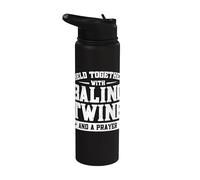 Held Together with Baling Twine and A Prayer Stainless Steel Insulated Water Bottle