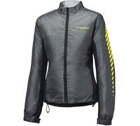 Held Wet Tour 2 Ladies Rain Jacket, black-grey-yellow, size L for Women