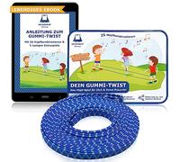 HELDENGUT® Elastic Jump Rope for Girls [incl. 30 Jump Games] - Great Outdoor Game for Kids as Garden Toy & for School Start in the School Cone as a Gift for Girls Aged 7 or 5, 6, 8, 9 Years