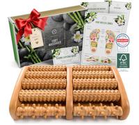 HELDSON Wooden Foot Massager Roller - Foot Roller for Plantar Fasciitis
