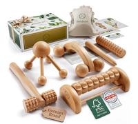 HELDSON Wooden Massage Set 6 Pcs - Massage Roller & Trigger Point Tools
