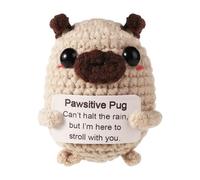 Helecebory Positive Gifts Animals Dolls Emotional Support Gift Mini Bee Gifts Dolls Cheer Up Affirmation Gifts for Women (Dog)