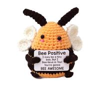 Helecebory Positive Gifts Animals Dolls Emotional Support Gift Mini Bee Gifts Dolls Cheer Up Affirmation Gifts for Women (Bee)