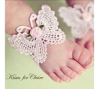 helegeSONG Barefoot Sandals and Headband Flower Baby Shoe Socks Newborn Red Sandals for Baby Girls Pink Butterfly 3 Pack