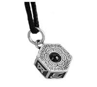 Helen de Lete S925 Sterling Silver Buddha's Heart Sutra Pendant Necklace