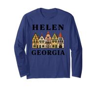 Helen Georgia Alpine Village Bavarian Mountain Chattahoochee Long Sleeve T-Shirt