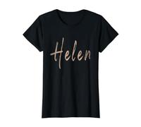 Helen Georgia Vintage Elegant Design Value Graphic T-Shirt, Women, Black, M