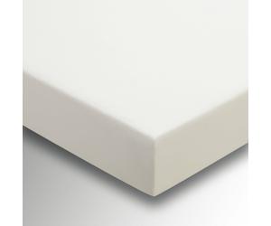 Helena Springfied Plain Dye, 50/50 Percale, Double Fitted Sheet, Ivory