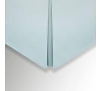 Helena Springfield, 50/50 Plain Dye Percale Kingsize Valance, Duck Egg