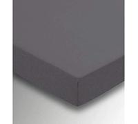 Helena Springfield, 50/50 Plain Dye Percale Kingsize Fitted Sheet, Charcoal