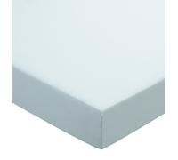Helena Springfield 50/50 Percale Double Fitted Sheet, Duck Egg