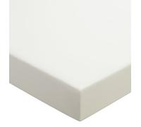 Helena Springfield Plain Dye Percale 50/50 Fitted Sheet, Single, Polycotton, Ivory