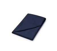 Helena Springfield Plain Dye, 50/50 Percale, Kingsize Flat Sheet, Navy