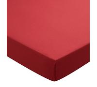 Helena Springfield 50/50 Polycotton Red Fitted Sheets Double 135 x 190 x 28cm