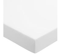 Helena Springfield 50/50 Percale, Double Fitted Sheet, White