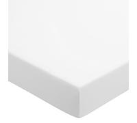 'Plain Dye' Polycotton Fitted Sheet Helena Springfield White King Fitted