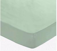 Helena Springfield Brushed 100% Cotton Fitted Sheet - Duck Egg Bleu - Single Double or King and Pillowcases (Single Bed Fitted 91cm x 191cm x 25cm)