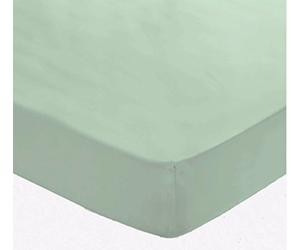 Helena Springfield Brushed 100% Cotton Fitted Sheet - Duck Egg Bleu - Single Double or King and Pillowcases (Single Bed Fitted 91cm x 191cm x 25cm)