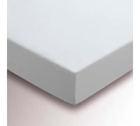 Helena Springfield 'Hs Brushed Cotton' Fitted Sheet in Silver | Size: Double Fitted Helena Springfield Silver Double Fitted