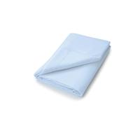 Helena Springfield Brushed Cotton Double Flat Sheet, Chambray Blue