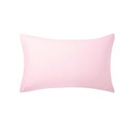 Helena Springfield Brushed Cotton Pair of Standard Pillowcases, Baby Pink