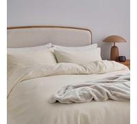 Helena Springfield Brushed Cotton Super Kingsize Duvet Cover SET, Ivory