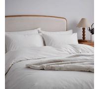 Helena Springfield Brushed Cotton Super Kingsize Duvet Cover SET, White