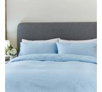 Helena Springfield Brushed Polka Dot Super Kingsize Duvet Cover Set, Blue