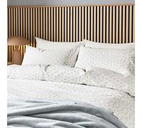 Helena Springfield Calico & Chalk Leaf Sprig Double Duvet Cover SET, Grey