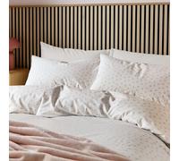 Helena Springfield Calico & Chalk Leaf Sprig Kingsize Duvet Cover SET, Pink