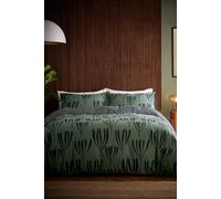 Helena Springfield 'calla' Cotton Duvet Cover Set In Green Green
