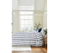 Helena Springfield Clipped Duvet Cover Set Super King Blue