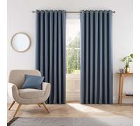 Helena Springfield Eden Lined Curtains 90" x 90", Blue