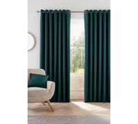 Helena Springfield Eden Lined Curtains 66" x 72", Teal